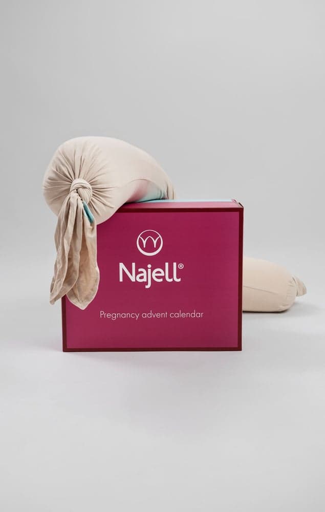 Adventskalender og graviditetspude sæt