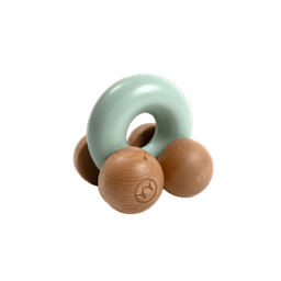 Jouet à pousser en bois